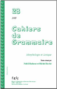 Cahiers de grammaire 28